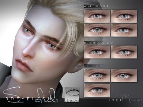 Cc Face, Anime Lashes, Mods Sims 4, Sims 4 Hair Male, Sims 4 Male Clothes, Sims 4 Cc Eyes, Sims 4 Tsr, The Sims 4 Skin, Makeup Cc