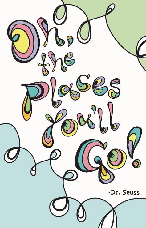 Dr Suess Yearbook Theme, Oh The Places You Will Go Quotes, Dr Seuss Wallpaper, Dr Seuss Aesthetic, Dr Seuss Yearbook Theme, Dr Suess Posters, Oh The Places You Will Go, Oh The Places You'll Go Graduation Bulletin Board Ideas, Oh The Places You’ll Go Quotes