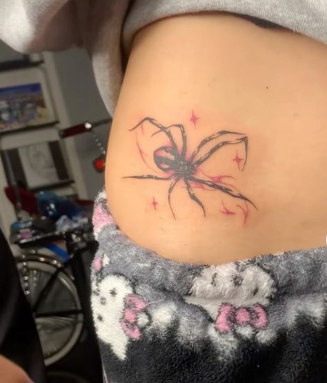 Spider Tats, Spiderman Girl, Buttercream Cake Designs, Torso Tattoos, Flash Tattoo Designs, Spider Tattoo, Stomach Tattoos, Black Spider, Working Hours