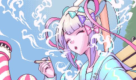 smoking a blunt . . . Needy Streamer Overload, Needy Streamer, Cute Games, Kawaii Wallpaper, Horror Game, Wallpaper Pc, 귀여운 동물, Cute Icons, Pretty Pictures