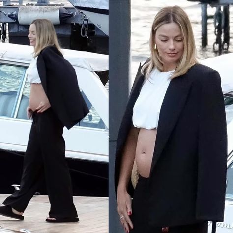 margot robbie is pregnant Hairstyles Outfits, Pregnant Celebrities, Pregnancy Style, Maternity Outfits, New Story, Margot Robbie, Maternity Fashion, Kim Kardashian, Casual Chic