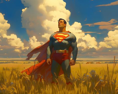 Superman Comic Art, Superman Artwork, Superman Art, Superman Comic, Univers Dc, Arte Dc Comics, Dc Comics Artwork, Dc Comics Characters, Arte Sketchbook