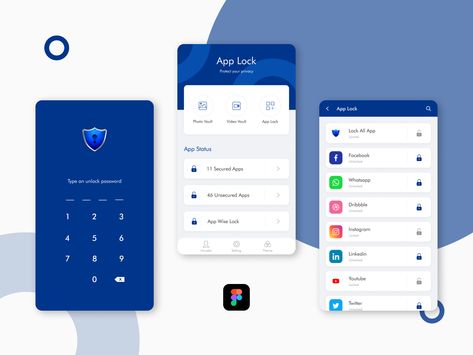 App Lock by Priyanka Tala on Dribbble App Lock, Hidden Pictures, Application Design, Global Community, Creative Professional, Quick Saves