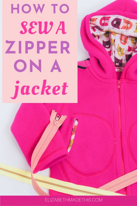 Sew A Jacket, Sew A Zipper, Sewing Nook, Zipper Tutorial, Zipper Face, Sewing Challenge, Skill Building, Sew Zipper, Coat Pattern Sewing