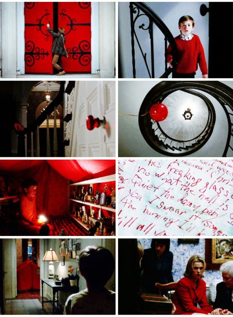 The Sixth Sense - 1999 The Sixth Sense Aesthetic, Sixth Sense Aesthetic, Seven Cinematography, Sixth Sense Movie, The Sixth Sense Poster, Red Symbolism, The Shining Movie Stills, The Age Of Innocence Cinematography, Suspiria 1977 Film Stills