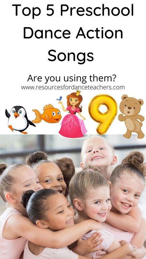 Preschool Concert Songs, Preschool Dance Songs, Preschool Tap Dance, Mommy And Me Dance Class Ideas, Preschool Dance Class Ideas, Ballet Notes, Dance Class Games, Dance Formations, Ballet Songs