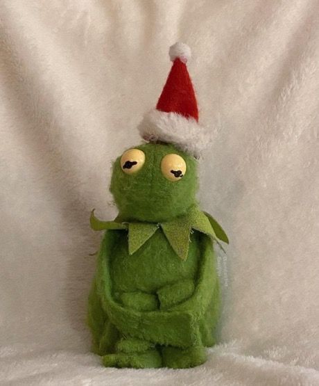 Funny Christmas Pfp, Sapo Kermit, Kermit Meme, Kermit Funny, Playlist Covers Photos, Frog Wallpaper, Christmas Santa Hat, Christmas Memes, Christmas Collage