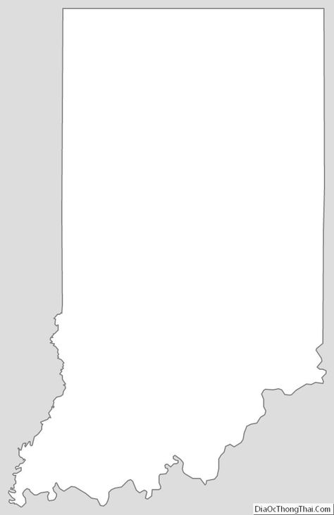 Indiana Outline Map Check more at https://diaocthongthai.com/map-of-indiana-state/ Indiana State Tattoo, Usa Map Outline, Indiana Outline, State Tattoos, Goshen Indiana, Indiana Map, Us State Map, Map Outline, Indiana State