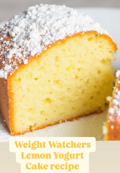 Weight Watchers Lemon Yogurt Cake recipe Weight Watchers Birthday Cake, Weight Watchers Cake Recipes, Lemon Yogurt Cake Recipe, Weight Watchers Cake, Yogurt Cake Recipe, Lemon Yogurt Cake, Diet Cake, Weight Watchers Dessert, Island Recipes