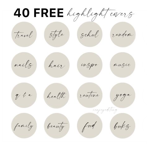 Instagram Highlight Covers Free, Free Instagram Highlight Covers, Yoga Books, School Nails, Instagram Highlight Covers, Beauty Foods, Yoga Health, Highlight Covers, Free Instagram