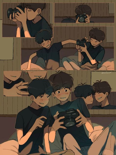 The Boyfriends, Genos Wallpaper, Online Comics, Queer Art, Cute Couple Art, Couple Drawings, Bastille, 영감을 주는 캐릭터, Gay Art