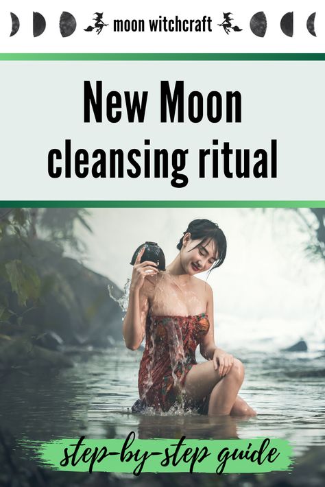 New Moon House Cleansing, Soul Cleansing Ritual, New Moon Cleansing, Moon Cleansing, House Cleansing Ritual, Witchcraft Knowledge, Moon Witchcraft, Moon Aquarius, Super New Moon