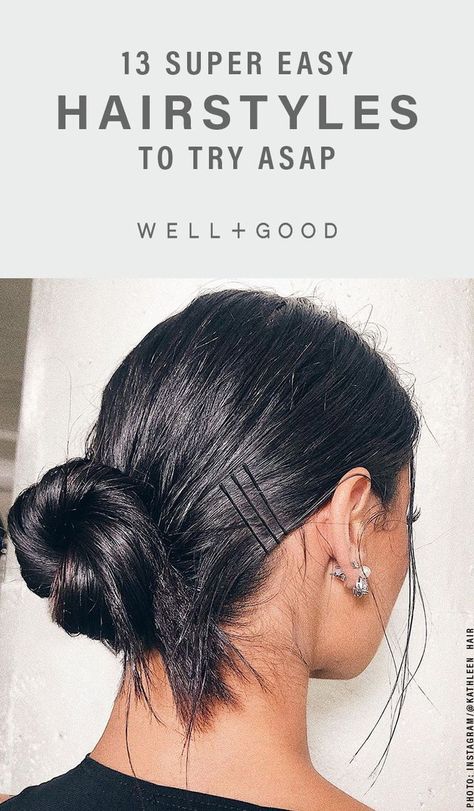 hairstyles Easy And Beautiful Hairstyles, Messy Curly Bun, Super Easy Hairstyles, Bubble Ponytail, Busy Woman, Beauty Magic, Wellness Lifestyle, Let Your Hair Down, Effortless Hairstyles