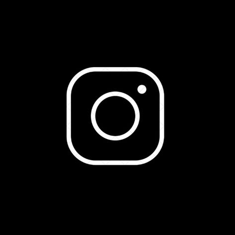 Black and white app icon App Icon Black And White, Instagram App Icon, All Apps Icon, Android App Icon, Iphone Widgets, White Instagram, Space Icons, Zestaw Ikon, Black And White Instagram