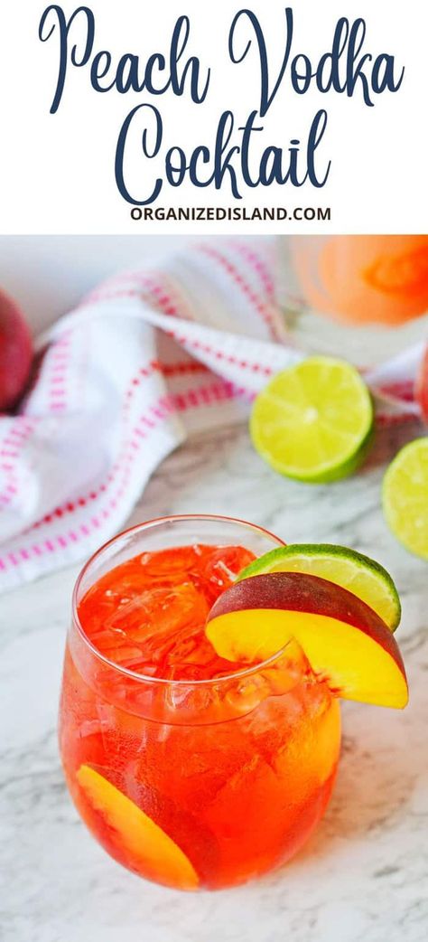 Flavored Vodka Drinks Easy, Peach Cocktail Recipe Vodka, Peach Ciroc Drinks Recipes, Peach Paloma Cocktail, Peach Vodka Drinks Easy, Peach Cocktails Vodka Summer Drinks, Peach Alcoholic Drinks Recipes, Peach Ring Alcoholic Drink, Peach Vodka Drinks Recipes