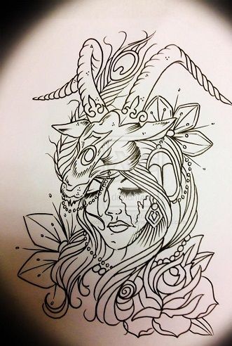 capricorn-design-on-girls-face14 Birth Sign Tattoos, Girlfriend Tattoo Ideas, Capricorn Mermaid Tattoo, Gnarly Tattoos, Capricorn Sign Tattoo, Guide Tattoo, Half Sleeve Tattoos For Women, Sagittarius Tattoo Designs, Capricorn Art