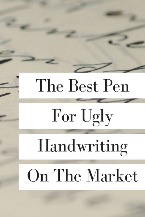 In this article, we go over the best pen for ugly handwriting on the market. It is surprising just how much of a benefit using the right pen can make for most handwriting styles. Going with the right pen that is usually cheaper than most people think can definitely help improve your handwriting and handwritten letters. Fountain Pen Writing Handwriting, Handwriting Personality, Caligraphy Pen, Best Writing Pen, Amazing Handwriting, Best Handwriting, Calligraphy Writing Styles, Best Pen, Fountain Pens Writing