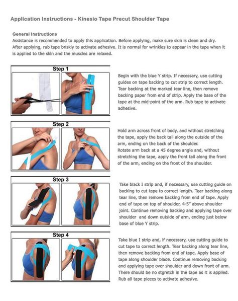 Simple kinesiology tape instructions for shoulder Kt Tape Shoulder, Kinesio Taping Shoulder, K Tape, Rotator Cuff Injury, Tape Shoulder, Kinesio Tape, Kt Tape, Kinesio Taping, Orange Theory Workout