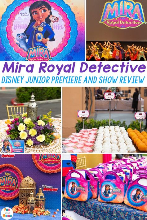 Mira Royal Detective Disney Junior Premiere, Party + Review - Fun with Mama Mira Royal Detective Birthday Party Ideas, Mira Birthday Party, Mira Royal Detective Birthday Party, Detective Coloring Pages, Mira The Royal Detective, Detective Birthday Party, Mira Royal Detective, Detective Party, Girls Birthday Party Decorations