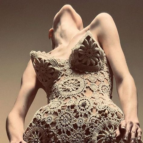 SIMONE ROCHA on Instagram: "@alexconsani Wearing Dress with Panier Crinoline In Patchworks of Traditional Ivory Napperon Crochet with Clear Crystal Daisy Embroidery Mounted on a Corset of Maille Blowuée from Look 23 Jean Paul Gaultier Haute Couture by Simone Rocha seen on @documentjournal ‘How To Live Together’ Story styled by @robbiespencer shot by @paulkooiker #simonerocha" Jean Paul Gaultier Haute Couture, Daisy Embroidery, Live Together, Paul Gaultier, Jean Paul, Jean Paul Gaultier, Festival Outfit, Wearing Dress, Clear Crystal