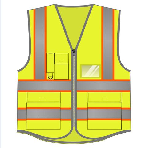 American functional safety vest with conAmerican functional safety vest with contrast reflective tapetrast reflective tape Reflective Clothes, Clothing Pattern Design, Reflective Fabric, Reflective Vest, Tricot Fabric, China Products, Safety Vest, Safety Clothing, Reflective Tape