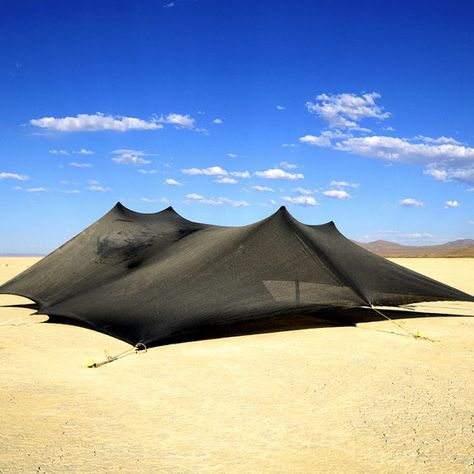 No Ordinary Tent: The Bizarre Constructs Of ‘Burning Man’ | GearJunkie Fire Bob, Bedouin Style, Burning Man Camps, Ephemeral Architecture, Moroccan Tent, Man House, Shell Structure, Music House, Austin Carlile