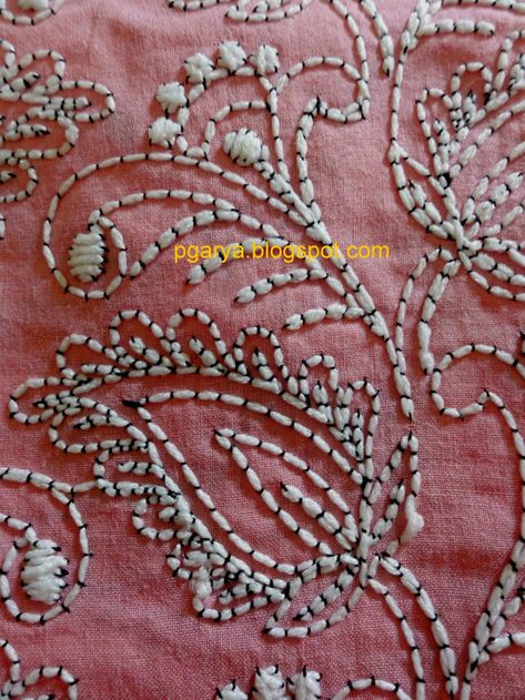 Couching Embroidery Design Motifs, Couching Embroidery Design, Hand Embroidery Motifs, Couching Embroidery, Couching Stitch, Design Motifs, Fabric Embellishment, Herringbone Stitch, Basic Embroidery Stitches