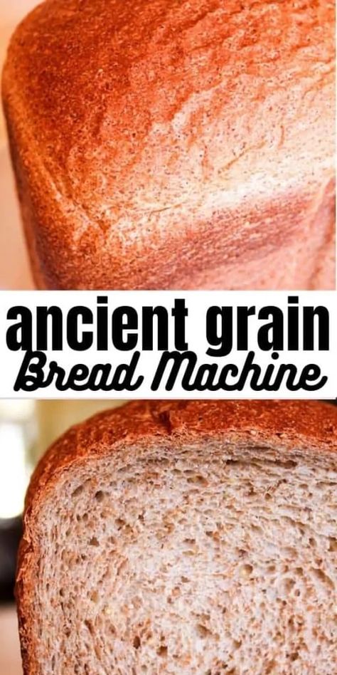 Bread In The Bread Machine, Bread Machine Recipes Healthy, Ancient Grains Bread, Multigrain Bread Recipe, Bread Bread Machine, Easy Bread Machine Recipes, Best Bread Machine, Bread Machine Recipe, Multi Grain Bread