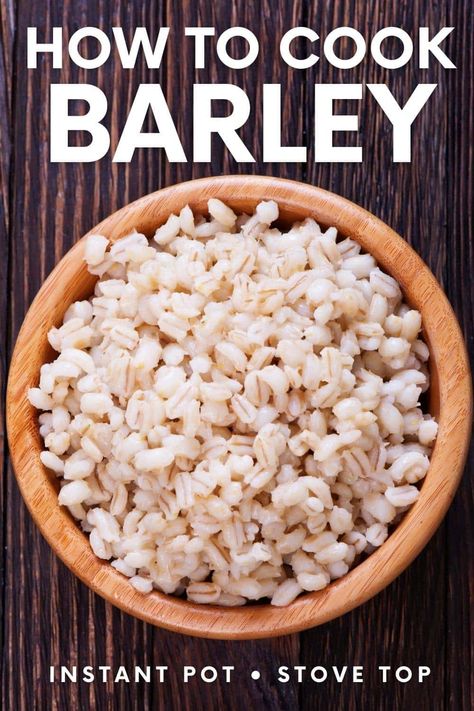 Barley is a nutritious and versatile whole grain that can be a great addition to many dishes. Before you boil your pot of barley, learn how to cook it in this post. How To Cook Barley Grains, Slow Cooker Barley, Barley Breakfast, Barley Recipes, Grain Dishes, Barley Grain, How To Cook Barley, Barley Recipe, Cholesterol Foods