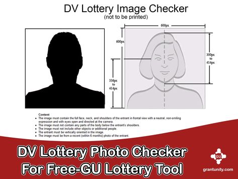 DV Lottery Green Card Photo Checker For Free: GU Tool (2024) Dv Lottery Photo, Dv Lottery, Gratitude Book, Lottery Tips, Passport Pictures, Lottery Games, Green Cards, Diy Photo, Study Abroad