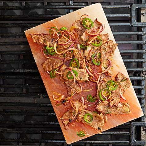 Creative Salt Block Recipe Ideas | Williams Sonoma Taste Beef Teppanyaki, Himalayan Salt Block Recipes, Teppanyaki Recipe, Salt Block Recipes, Himalayan Salt Block Cooking, Salt Block Cooking, Himalayan Salt Block, Salt Block, Food Contest