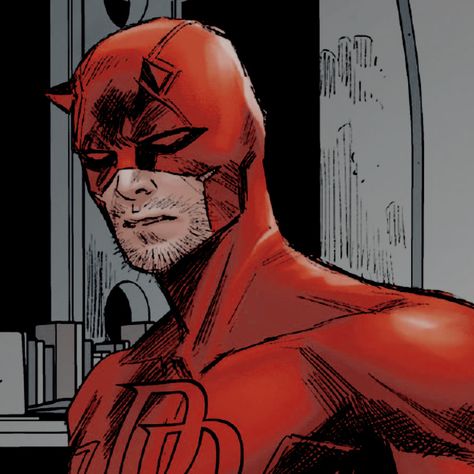 Daredevil Comic Pfp, Daredevil Profile Picture, Daredevil Comic Icons, Daredevil Comic Art, Daredevil Mask, Comic Daredevil, Daredevil Icon, Matthew Murdock, Daredevil Art