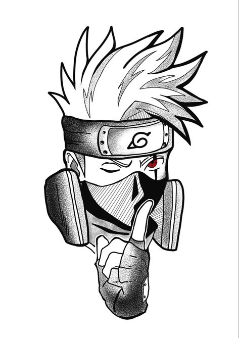 Naruto Tattoo Stencil, Naruto Stencil, Naruto Tattoo, Anime Tattoo, Biker Art, Drawing Templates, Anime Artwork Wallpaper, Anime Tattoos