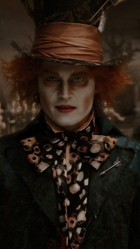 Mad Hatter, A Man, Hair, Red