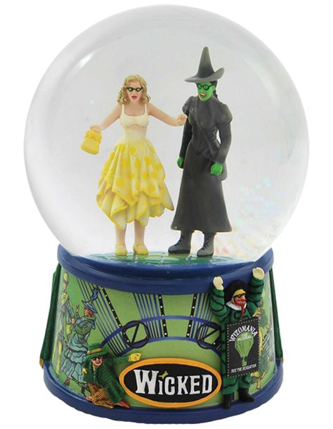 wicked the musical - Bing Images Broadway Wicked, The Witches Of Oz, Wicked Movie, Elphaba And Glinda, Glitter Globes, Wicked Musical, Musical Snow Globes, Theatre Geek, Defying Gravity