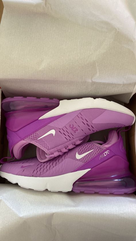 Nike Air Max 270 Nike Air Max 270 Purple, Sneakers Nike Air, Skater Shoes, Sneakers Nike Air Max, Purple Sneakers, Shoes Sneakers Nike, 18th Birthday Gifts, Nike Air Max 270, Air Max 270