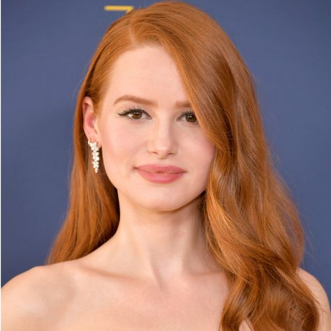 While red hair is always stunning Bodt says many clients shy away from the hue because they think it comes off  too... Madelaine Petsch Hair Color, Red Headed Actresses, Hair Stars, Red Hair Celebrities, Pretty Red Hair, Red Hair Inspiration, Iconic People, Red Ombre Hair, Celebrity Hair Colors