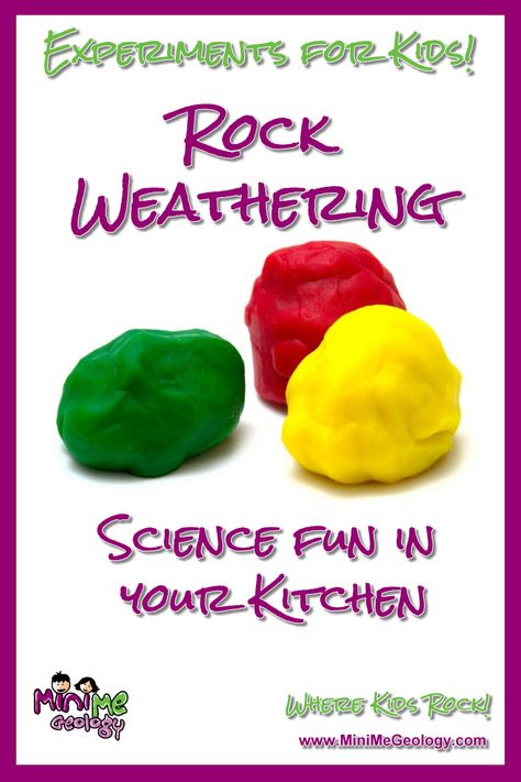 Hands-on experiments are fun for kids. Try this rock weathering experiment with clay and a freezer for a little geology excitement! Weathering Experiment, Erosion Activities For Kids, 3rd Grade Science Experiments, Erosion Activities, Rock Cycle Activity, Rock Experiments, Mechanical Weathering, Physical Weathering, Geology Activities