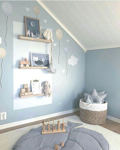 Baby Zimmer, Baby Boy Room Nursery, Nursery Room Boy, Dekorasi Kamar Tidur, Baby Room Design, Kids Wall Art, Baby Bedroom, Baby's Room, Boys Room Decor