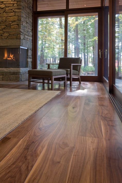 Modern Wood Floors, Wood Floor Finishes, Hardwood Floor Colors, Living Room Wood Floor, Hardwood Floors Dark, Walnut Floors, Wood Floors Wide Plank, Light Wood Floors, Dark Wood Floors