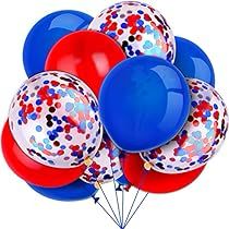 Usa Theme Party, Red Confetti, Mardi Gras Wedding, Nautical Themed Party, Independence Day Decoration, Balloon Ribbon, Balloon Pop, Balloon Kit, Metallic Party