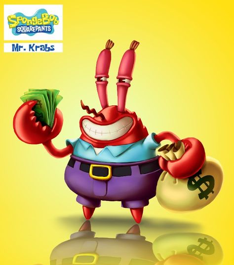 Mr Krabs Spongebob, Spongebob Halloween, Spongebob Drawings, Kiddie Rides, Mr Krabs, Spongebob Wallpaper, 90s Cartoons, Cartoon Tattoos, Cute Disney Wallpaper