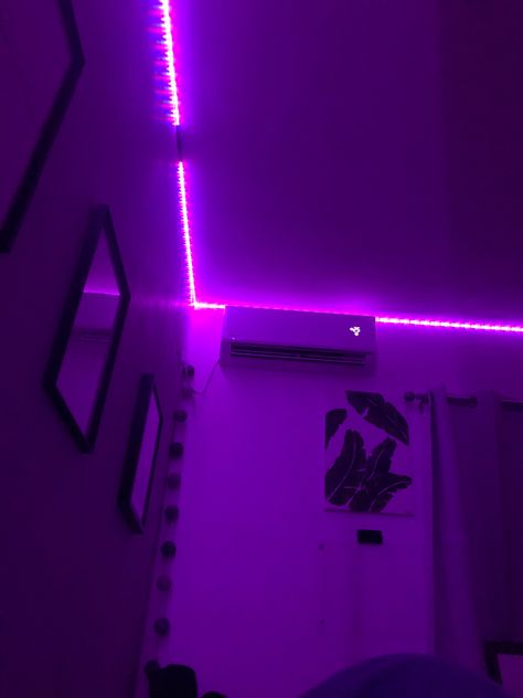 #aesthetic #room #ledlighting #ledlightingbedroom #bedroom #tumblr #lights #aestheticedits #aesthetictumblr Led Lights Aesthetic, Led Lights Bedroom Aesthetic, Led Aesthetic, L E D Lights, Led Lighting Bedroom, Aesthetic Bedroom Ideas, Bedroom Makeup Vanity, Aesthetic Light, Bedroom Desk