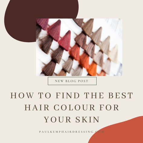 Ever dyed your hair a different colour and afterward thought "what was I thinking!" There's a possibility the colour you went for, wasn't the best for complementing your skin tone. If you're curious about what hair colours might suit you best, have a read of our blog for some tips and advice. #warringtonhairdresser #paulkemphairdressing #hairblog What Hair Colour Suits Me, Best Hair Colour, What Was I Thinking, Hair Colours, Hair Blog, Hair Dresser, Tips And Advice, Cool Hair Color, Best Hair