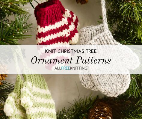 Knit Ornament Pattern, Xmas Knitting, Knit Ornaments, Knit Christmas Tree, Knitted Ornaments, Christmas Knits, Knit Christmas Ornaments, Knitted Christmas Decorations, Knitting Christmas