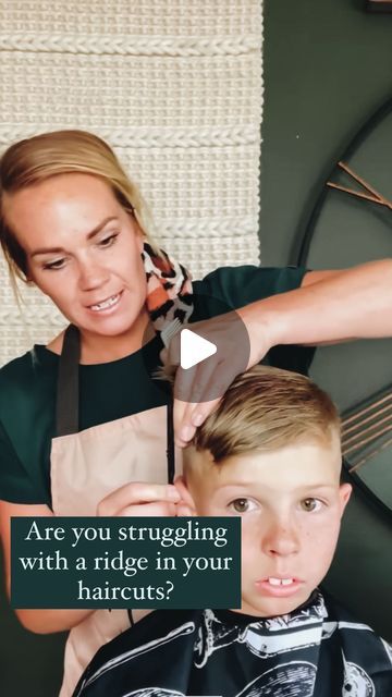 The Haircut Box | Ashlie Sutton on Instagram: "Comment ‘HELP’ for another ridge blending video!  Boys cuts can be tricky when it comes to blending and boy do we notice when it isn’t blended well😅   Do you want to see more videos on how to blend the ridge?" How To Cut A Boys Hair, How To Cut Boys Hair Long On Top, Boys Layered Haircut, How To Style Boys Hair, Diy Boys Haircut, How To Cut Boys Hair, Boys Haircut Long On Top Shaved Sides, Boys Haircut Tutorial, Boy Haircut Tutorial