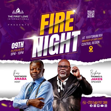 Church Flyer Template Church Poster Ideas, Fire Night, Church Flyer Design, Christian Graphic Design, Church Media Design, Banner Design Inspiration, Church Graphics, Graphic Design Brochure, Church Poster Design