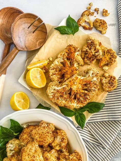 Smoked Cauliflower | Traeger, Pit Boss, Other Pellet Grill Smoked Cauliflower, Trout Fillet Recipes, Smoked Trout Recipe, Grilled Side, Paleo Bbq, Smoked Vegetables, Cauliflower Steak, Homemade Rubs, Grilled Cauliflower