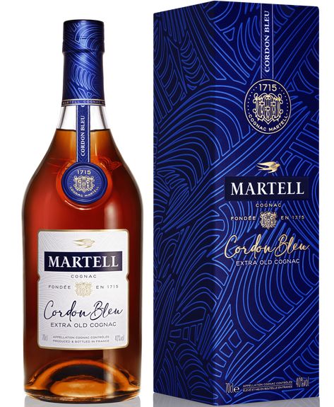 Martell Cordon Bleu, Agarbatti Packaging, Martell Cognac, Alcohol Design, Whiskey Packaging, Whisky Packaging, Alcohol Spirits, Brandy Cocktails, Masonic Freemason