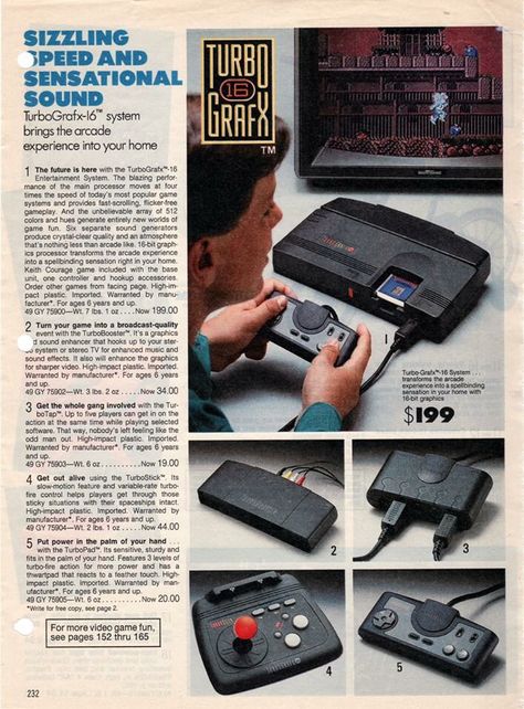 TurboGrafx16. I'm glad I got one when I did at the time. I actually got this before the Super Nintendo. Which I eventually got later. It's harder to get a TG16 now. So I chose wisely. Turbo Grafx 16, History Of Video Games, Turbografx 16, Vintage Video, Nintendo Sega, Nintendo Gameboy, Video Game Systems, Vintage Video Games, Vintage Videos